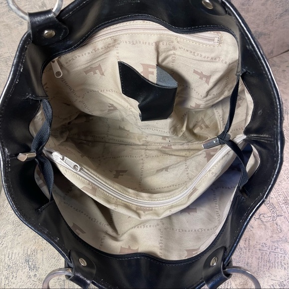 Frederic Paris black leather satchel - Picture 8 of 13